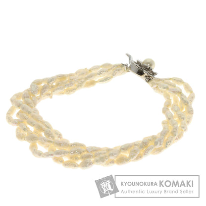 SELECT JEWELRY セレクトジュエリー 淡水パール 真珠 ブレスレット SV レディース 中古