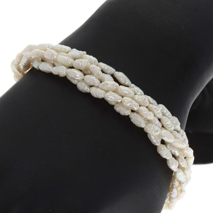 SELECT JEWELRY セレクトジュエリー 淡水パール 真珠 ブレスレット SV レディース 中古