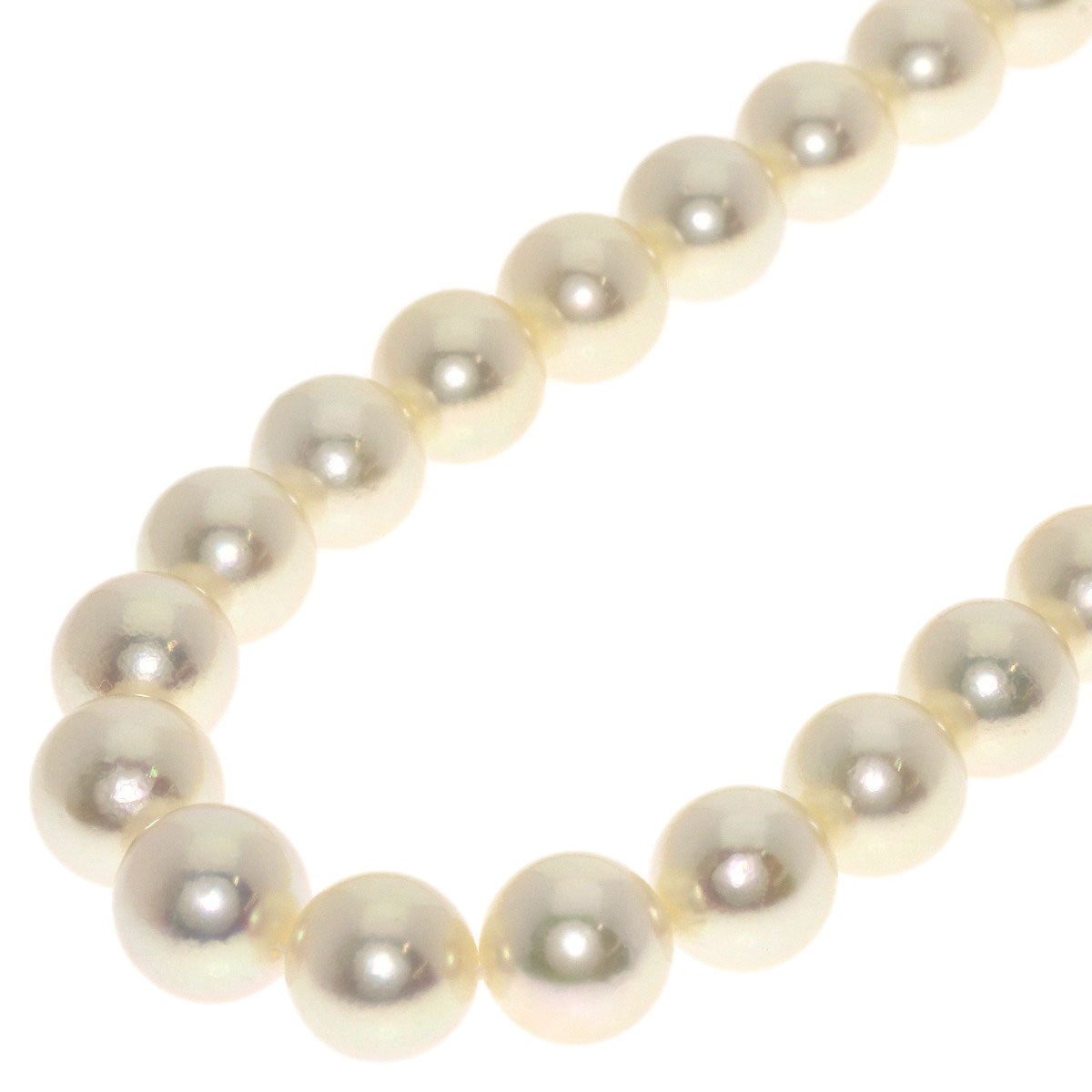 SELECT JEWELRY セレクトジュエリー アコヤパール 真珠 ネックレス K18WG レディース 中古