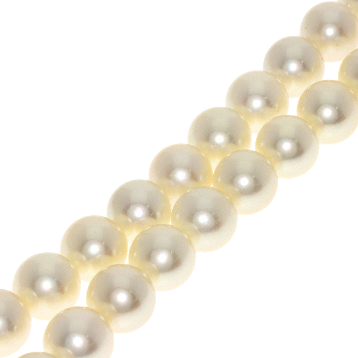 SELECT JEWELRY セレクトジュエリー アコヤパール 真珠 ネックレス K18WG レディース 中古