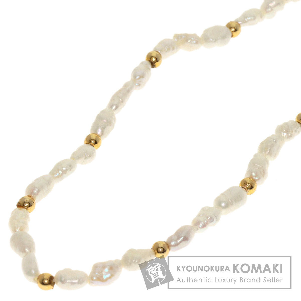 SELECT JEWELRY セレクトジュエリー 淡水パール 真珠 ネックレス GP レディース 中古