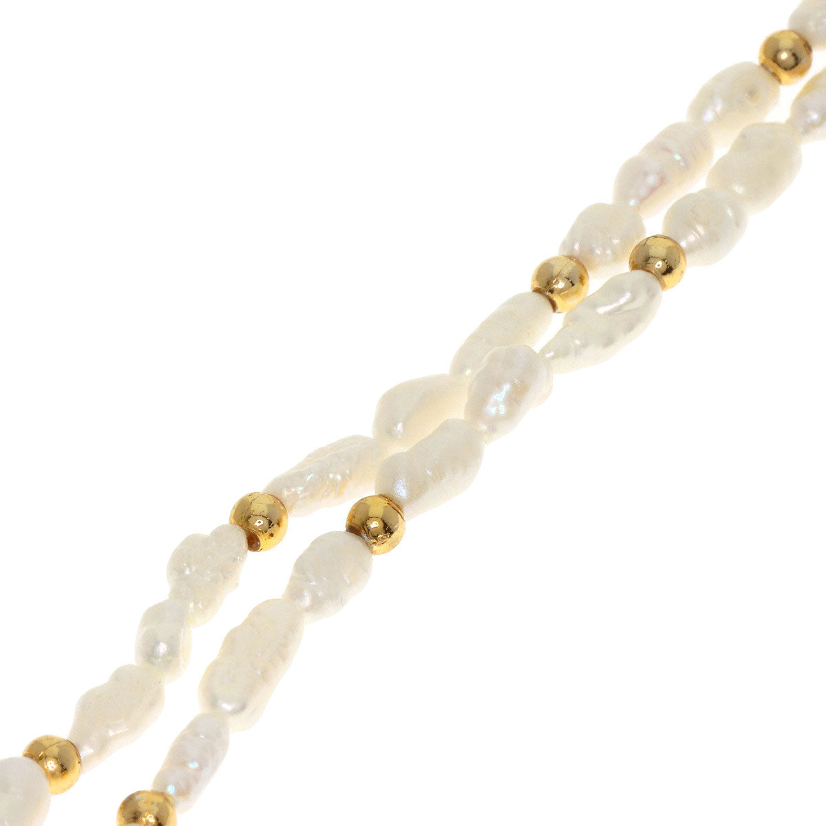 SELECT JEWELRY セレクトジュエリー 淡水パール 真珠 ネックレス GP レディース 中古