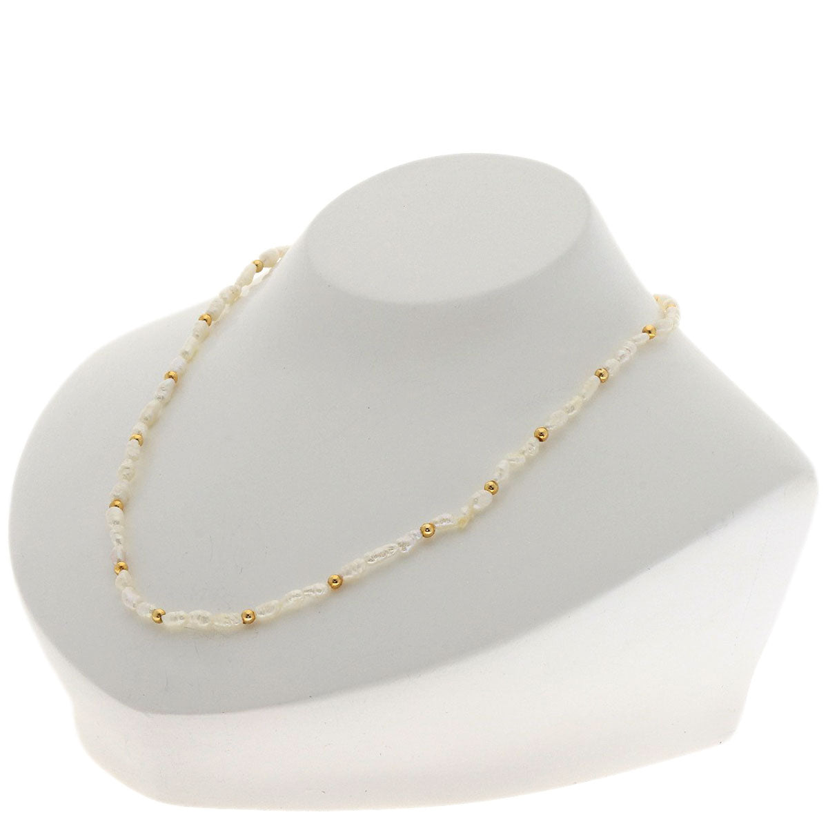 SELECT JEWELRY セレクトジュエリー 淡水パール 真珠 ネックレス GP レディース 中古