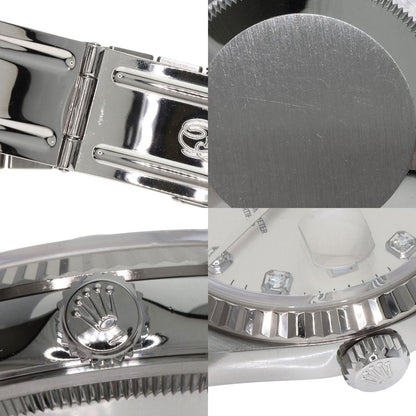ROLEX ロレックス 16234G デイトジャスト 10P ダイヤモンド 腕時計 SS メンズ 中古