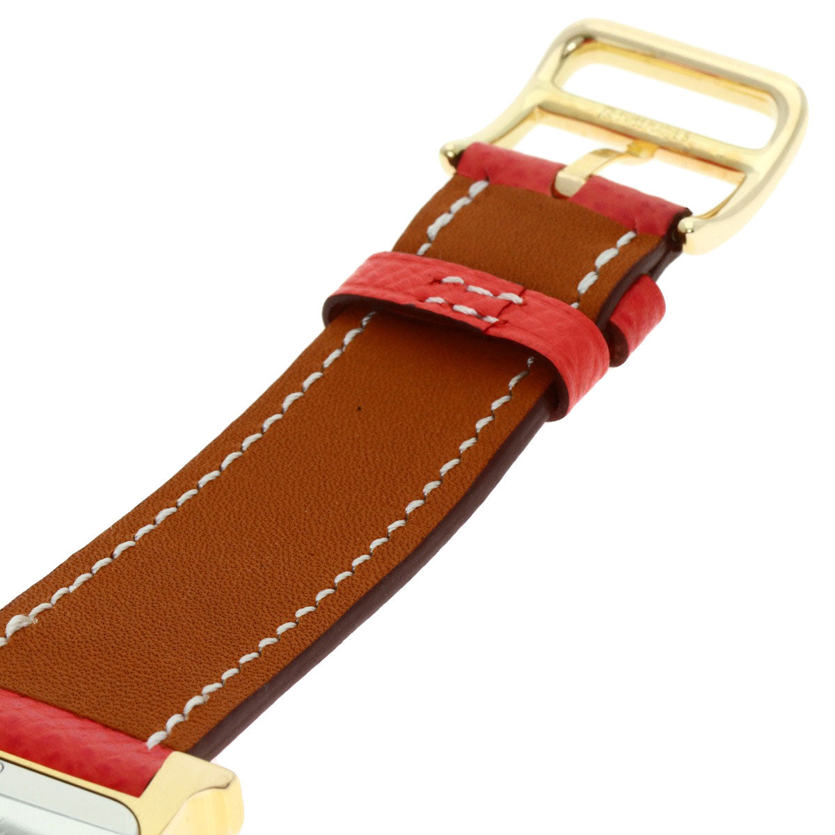 HERMES エルメス H1.501 Hウォッチ 腕時計 GP レディース 中古