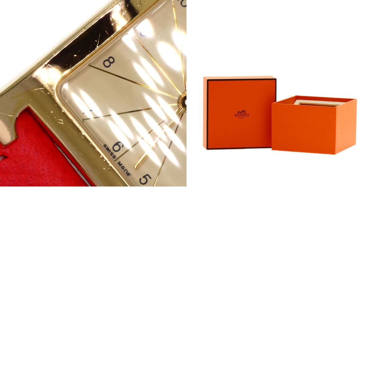 HERMES エルメス H1.501 Hウォッチ 腕時計 GP レディース 中古