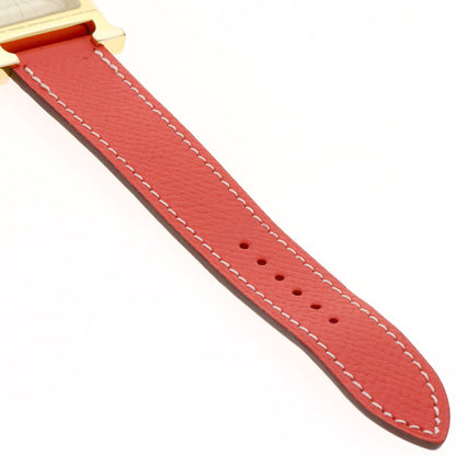 HERMES エルメス H1.501 Hウォッチ 腕時計 GP レディース 中古