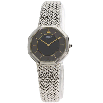 SEIKO セイコー 8420-5660 クレドール オクタゴン 腕時計 SS レディース 中古