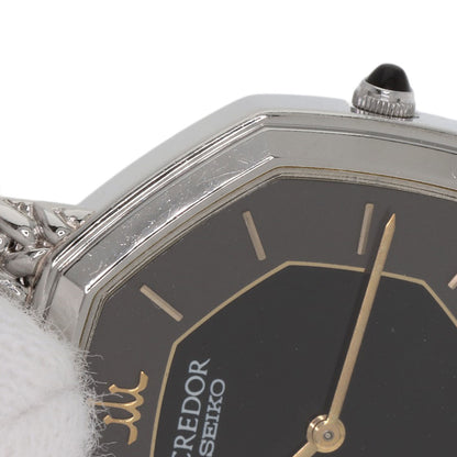 SEIKO セイコー 8420-5660 クレドール オクタゴン 腕時計 SS レディース 中古