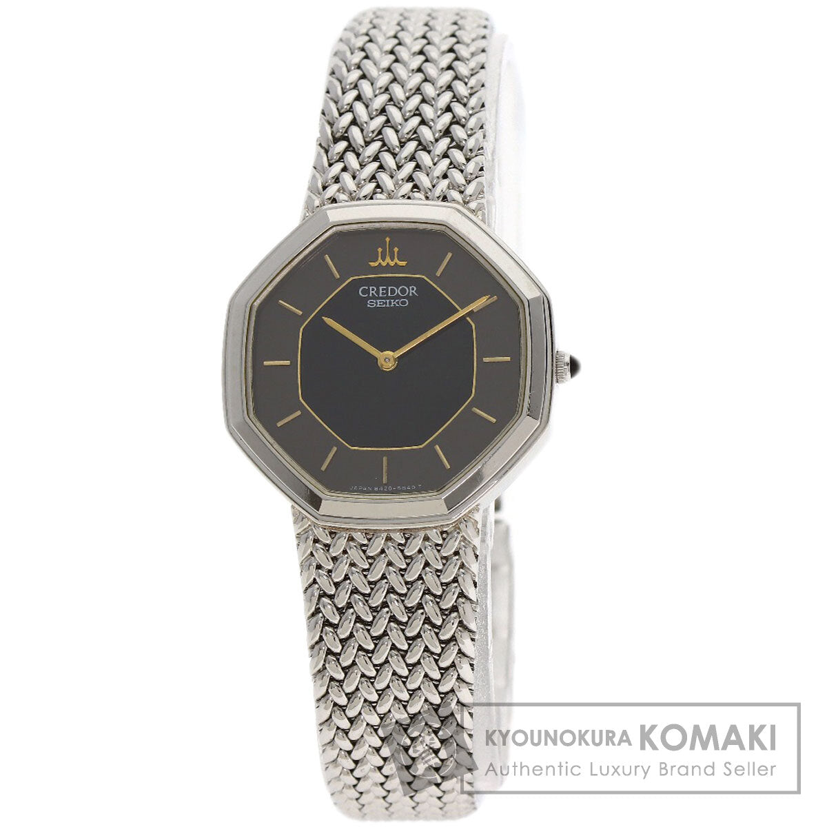 SEIKO セイコー 8420-5660 クレドール オクタゴン 腕時計 SS レディース 中古
