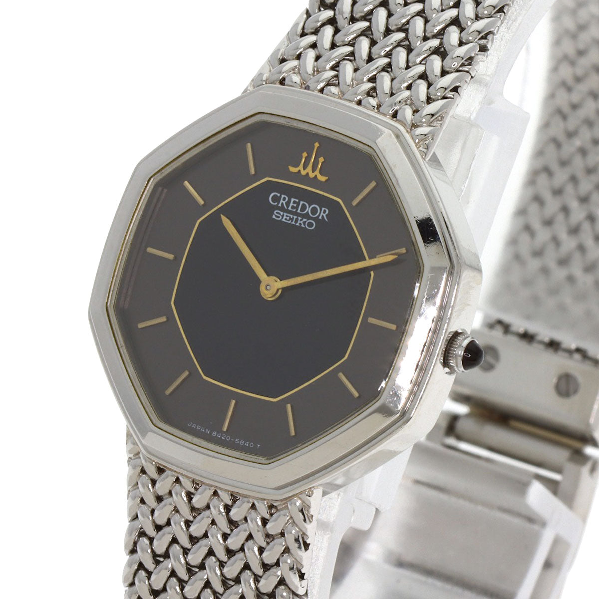 SEIKO セイコー 8420-5660 クレドール オクタゴン 腕時計 SS レディース 中古