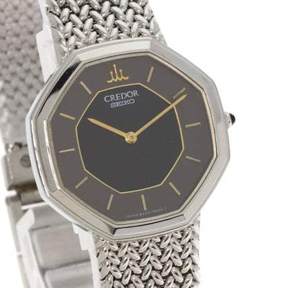 SEIKO セイコー 8420-5660 クレドール オクタゴン 腕時計 SS レディース 中古
