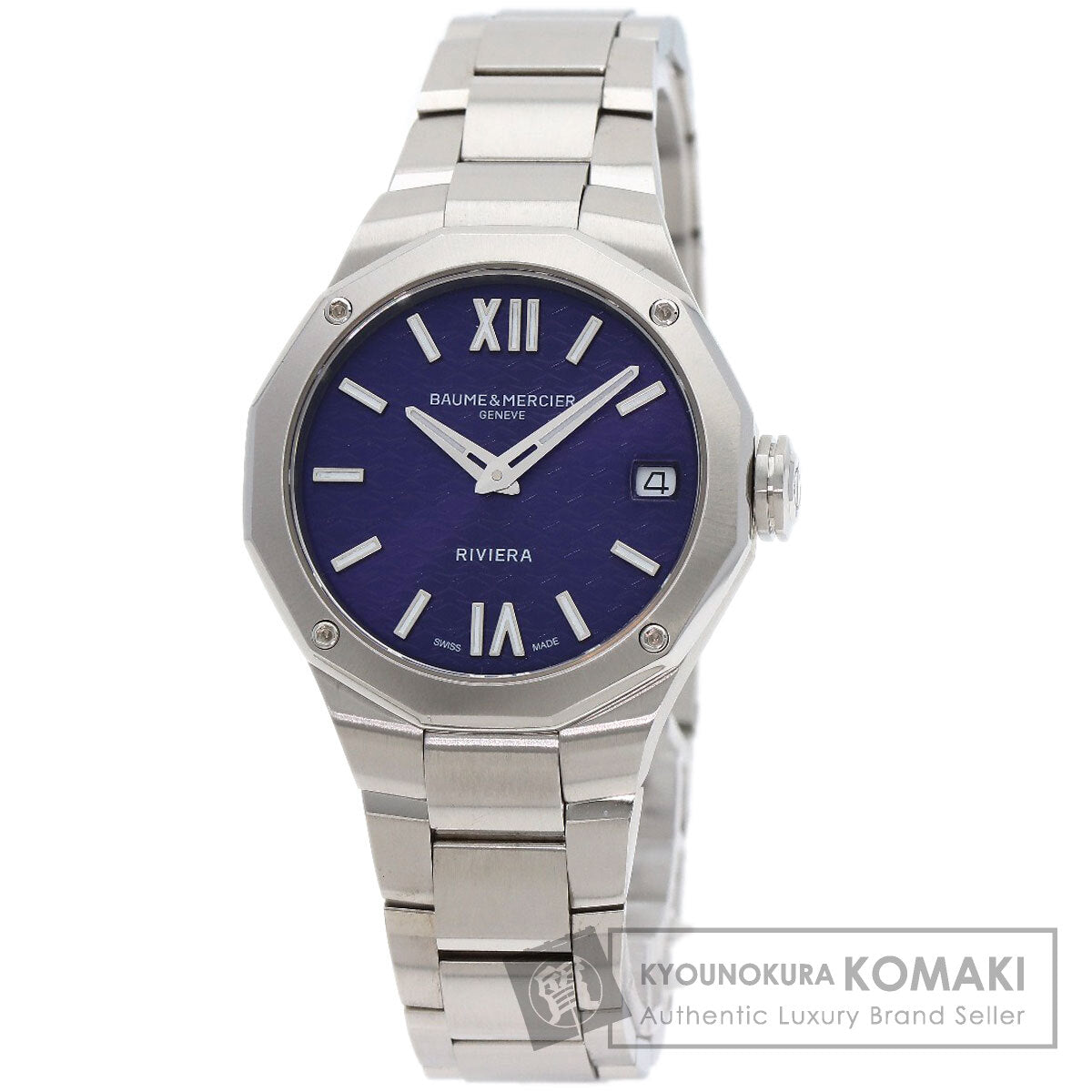 Baume & Mercier ボーム＆メルシェ MOA10728 リビエラ 腕時計 SS メンズ 中古