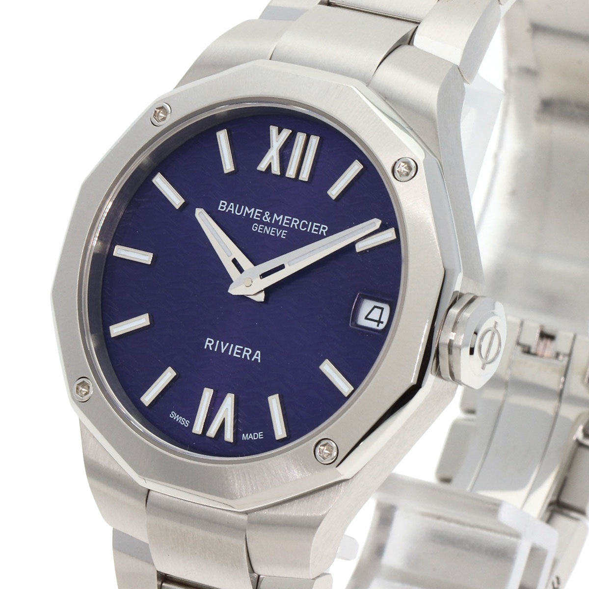 Baume & Mercier ボーム＆メルシェ MOA10728 リビエラ 腕時計 SS メンズ 中古