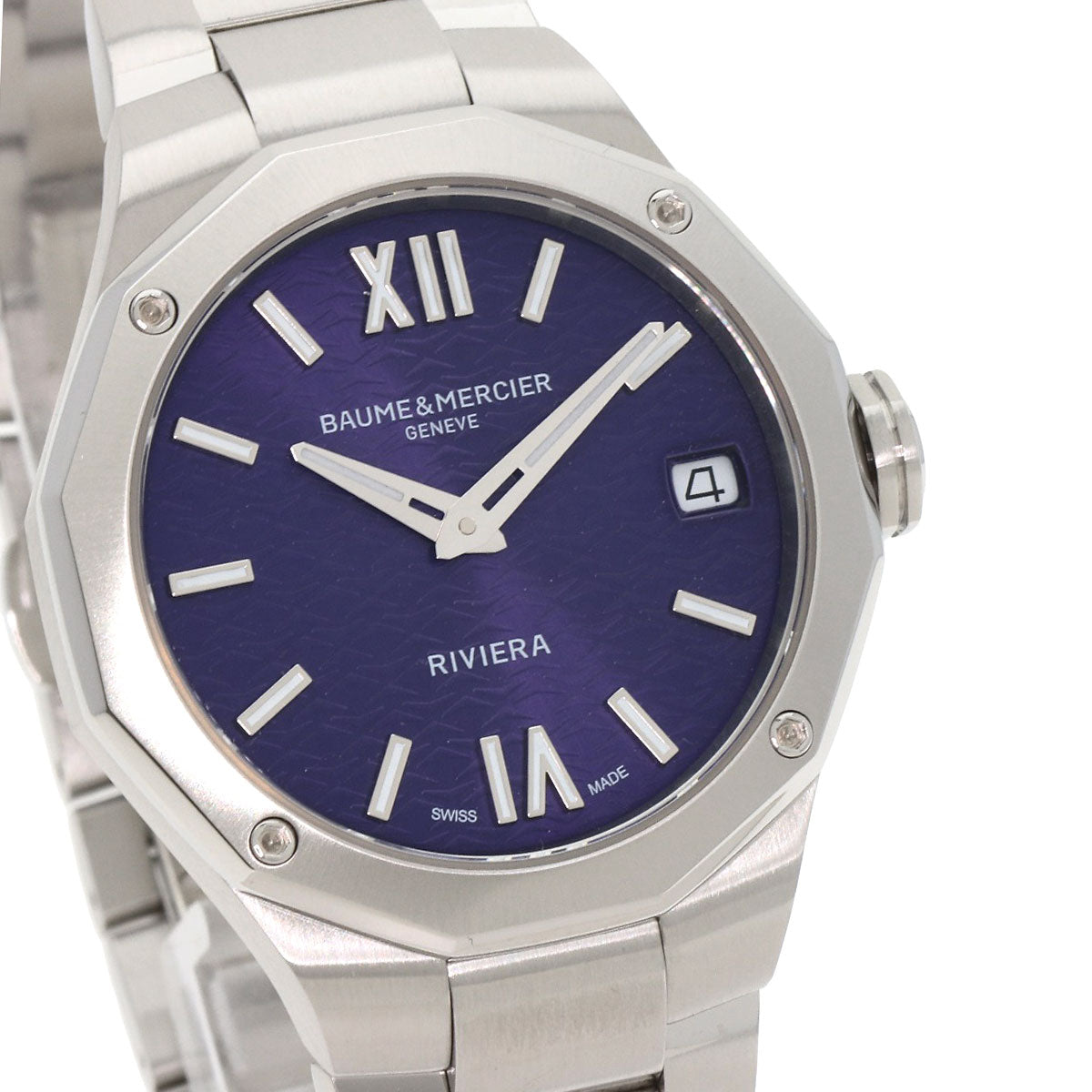 Baume & Mercier ボーム＆メルシェ MOA10728 リビエラ 腕時計 SS メンズ 中古