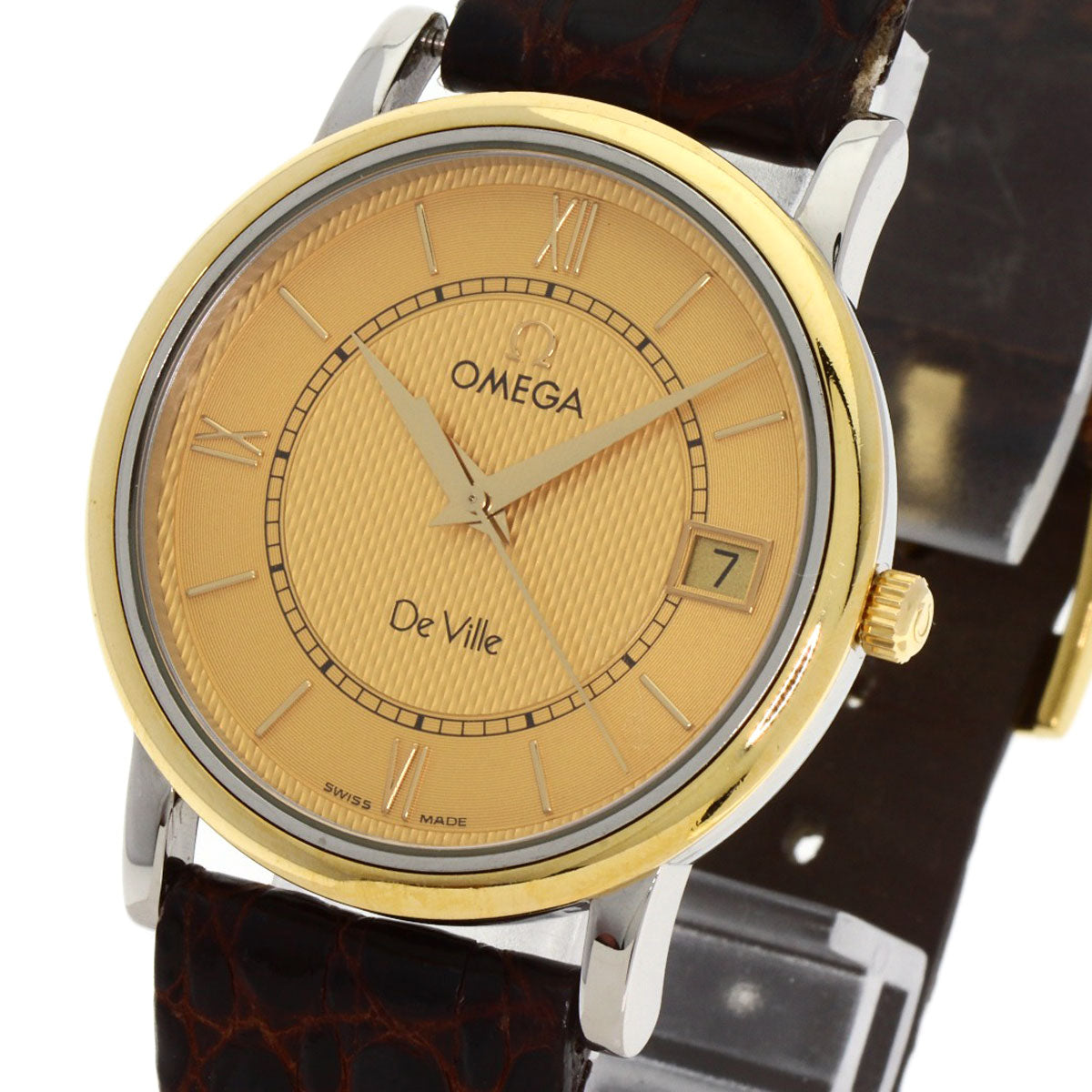 OMEGA オメガ デビル プレステージ 腕時計 GP メンズ 中古
