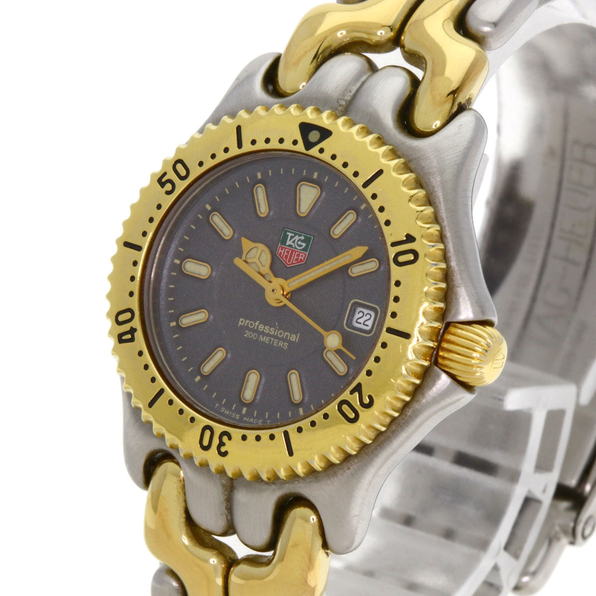 TAG HEUER タグホイヤー WG1320-2 セル デイト プロフェッショナル 腕時計 SS レディース 中古