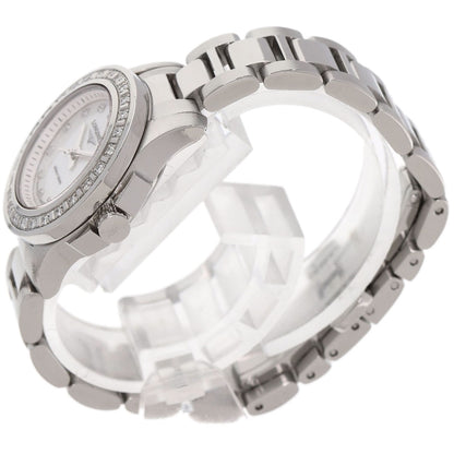 LONGINES ロンジン L3.158.0 ハイドロコンクエスト 11P ベゼル ダイヤモンド 腕時計 SS レディース 中古