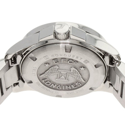 LONGINES ロンジン L3.158.0 ハイドロコンクエスト 11P ベゼル ダイヤモンド 腕時計 SS レディース 中古