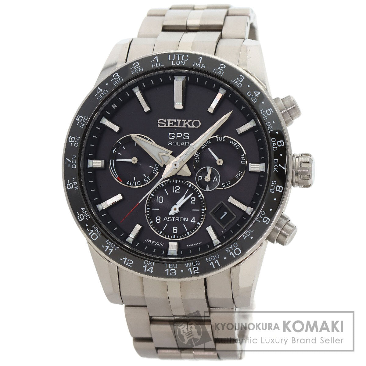 SEIKO セイコー SBXC003 5X53-0AB0 アストロン 腕時計 チタンセラミック メンズ 中古