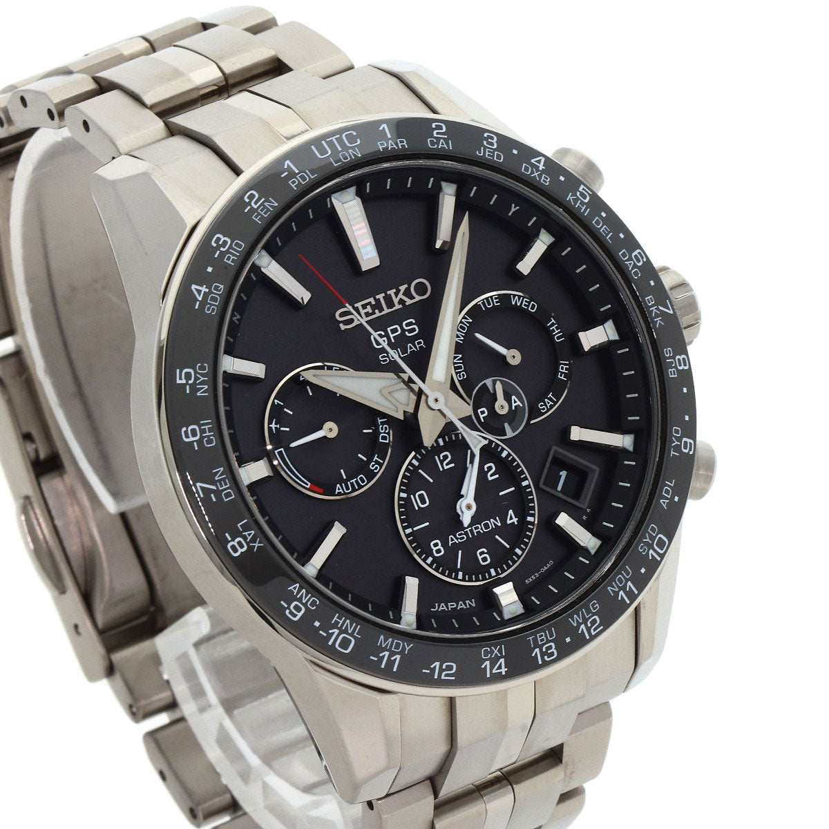 SEIKO セイコー SBXC003 5X53-0AB0 アストロン 腕時計 チタンセラミック メンズ 中古