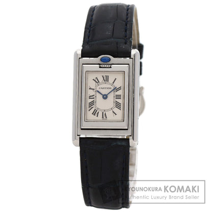 CARTIER カルティエ W1011158 タンクバスキュラントSM 腕時計 SS レディース 中古