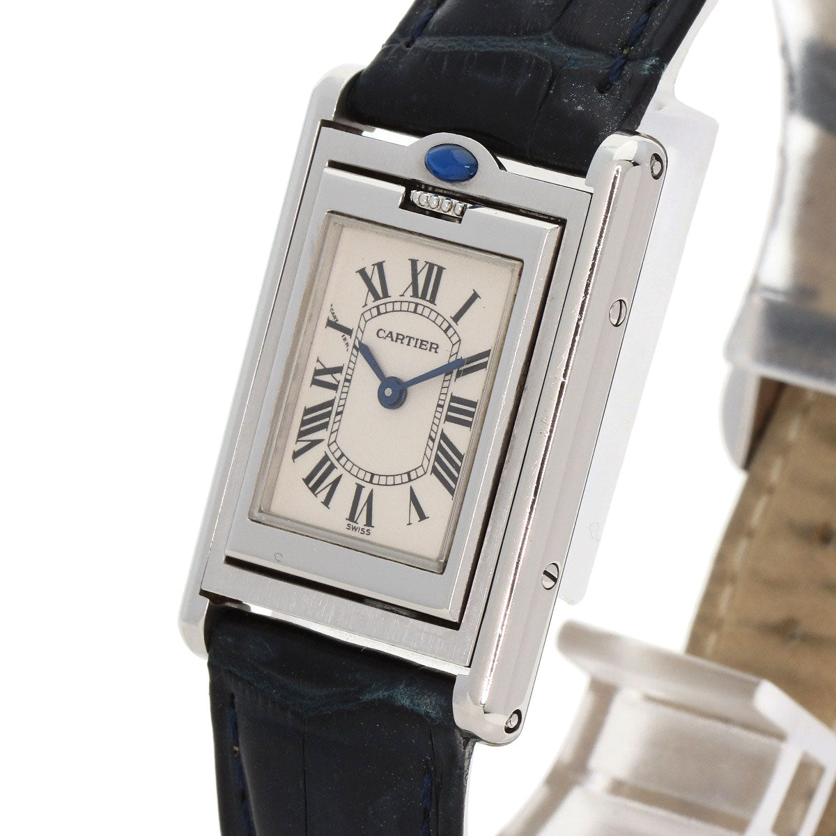 CARTIER カルティエ W1011158 タンクバスキュラントSM 腕時計 SS レディース 中古