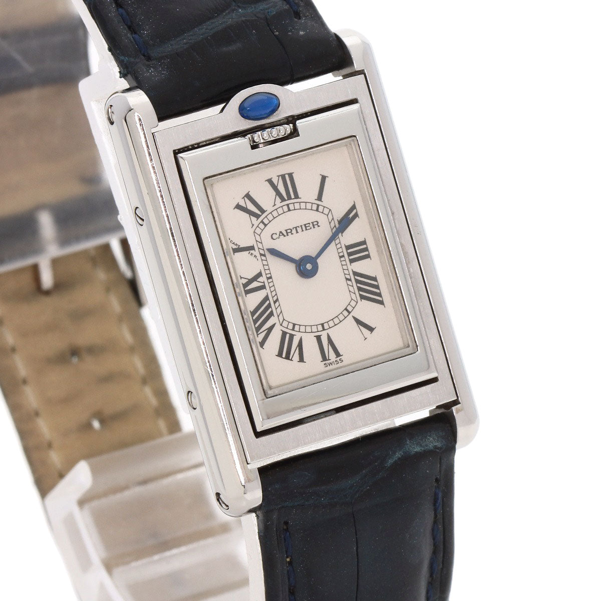 CARTIER カルティエ W1011158 タンクバスキュラントSM 腕時計 SS レディース 中古