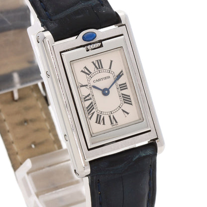 CARTIER カルティエ W1011158 タンクバスキュラントSM 腕時計 SS レディース 中古