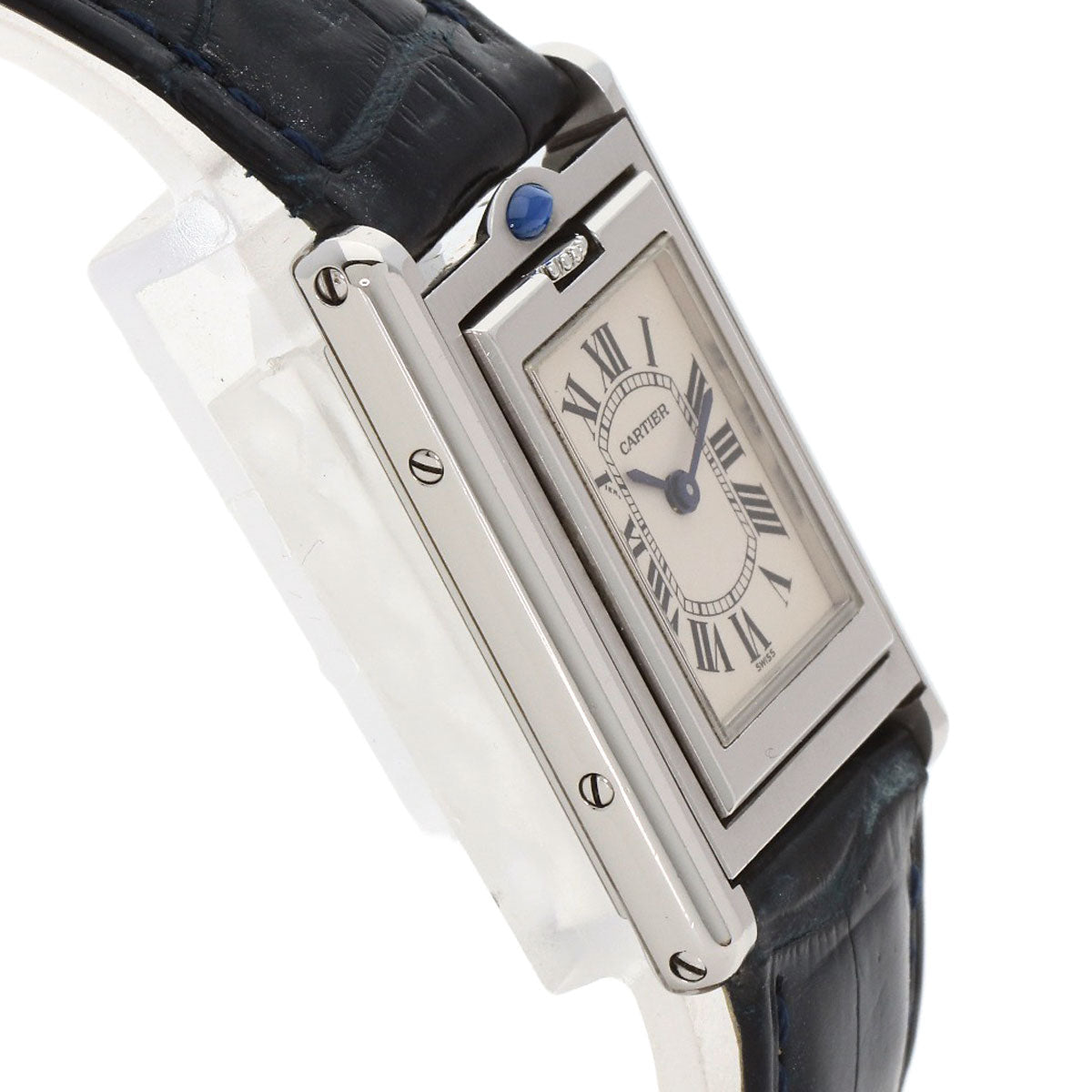 CARTIER カルティエ W1011158 タンクバスキュラントSM 腕時計 SS レディース 中古