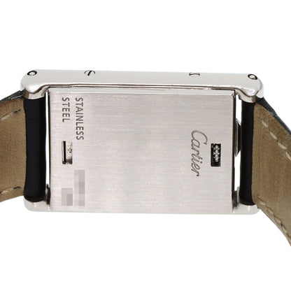 CARTIER カルティエ W1011158 タンクバスキュラントSM 腕時計 SS レディース 中古