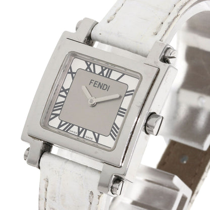 FENDI フェンディ 6000L スクエアフェイス 腕時計 SS レディース 中古