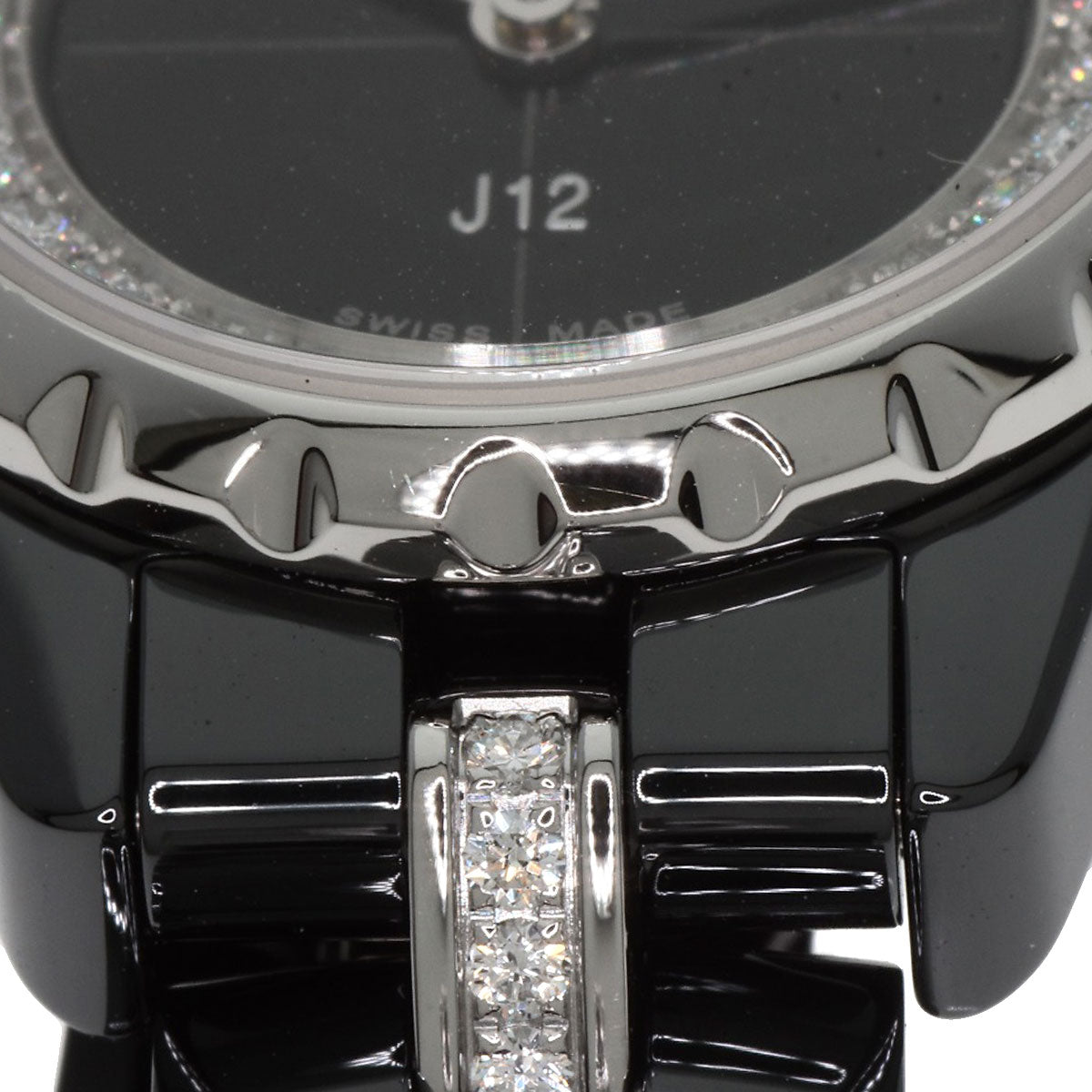 CHANEL シャネル H5236 J12 XS 19mm ダイヤモンド 腕時計 セラミック レディース 中古