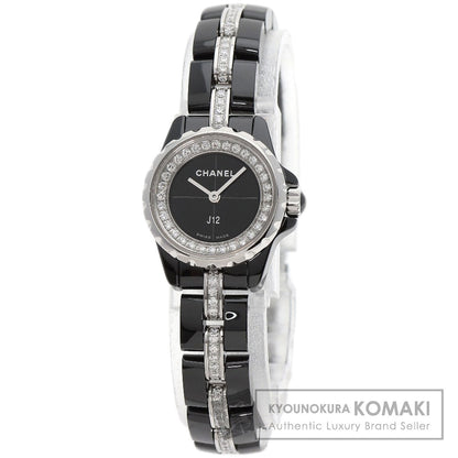 CHANEL シャネル H5236 J12 XS 19mm ダイヤモンド 腕時計 セラミック レディース 中古