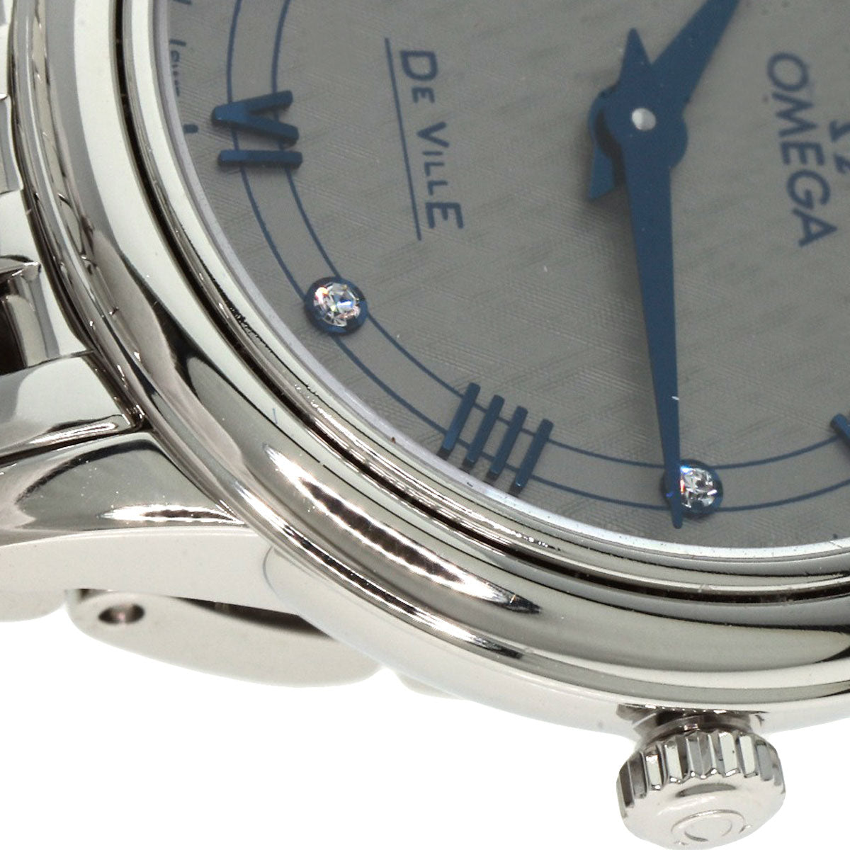 OMEGA オメガ 424.10.27.60.56.002 デビル プレステージ 27mm 腕時計 SS レディース 中古