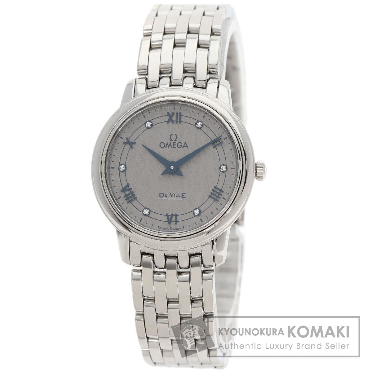 OMEGA オメガ 424.10.27.60.56.002 デビル プレステージ 27mm 腕時計 SS レディース 中古