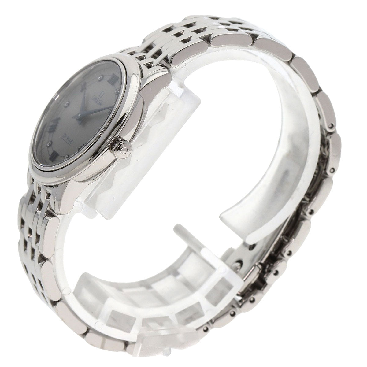 OMEGA オメガ 424.10.27.60.56.002 デビル プレステージ 27mm 腕時計 SS レディース 中古