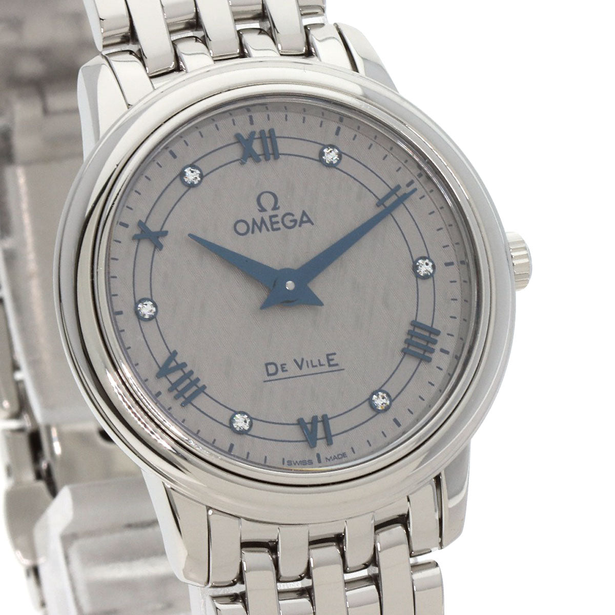 OMEGA オメガ 424.10.27.60.56.002 デビル プレステージ 27mm 腕時計 SS レディース 中古