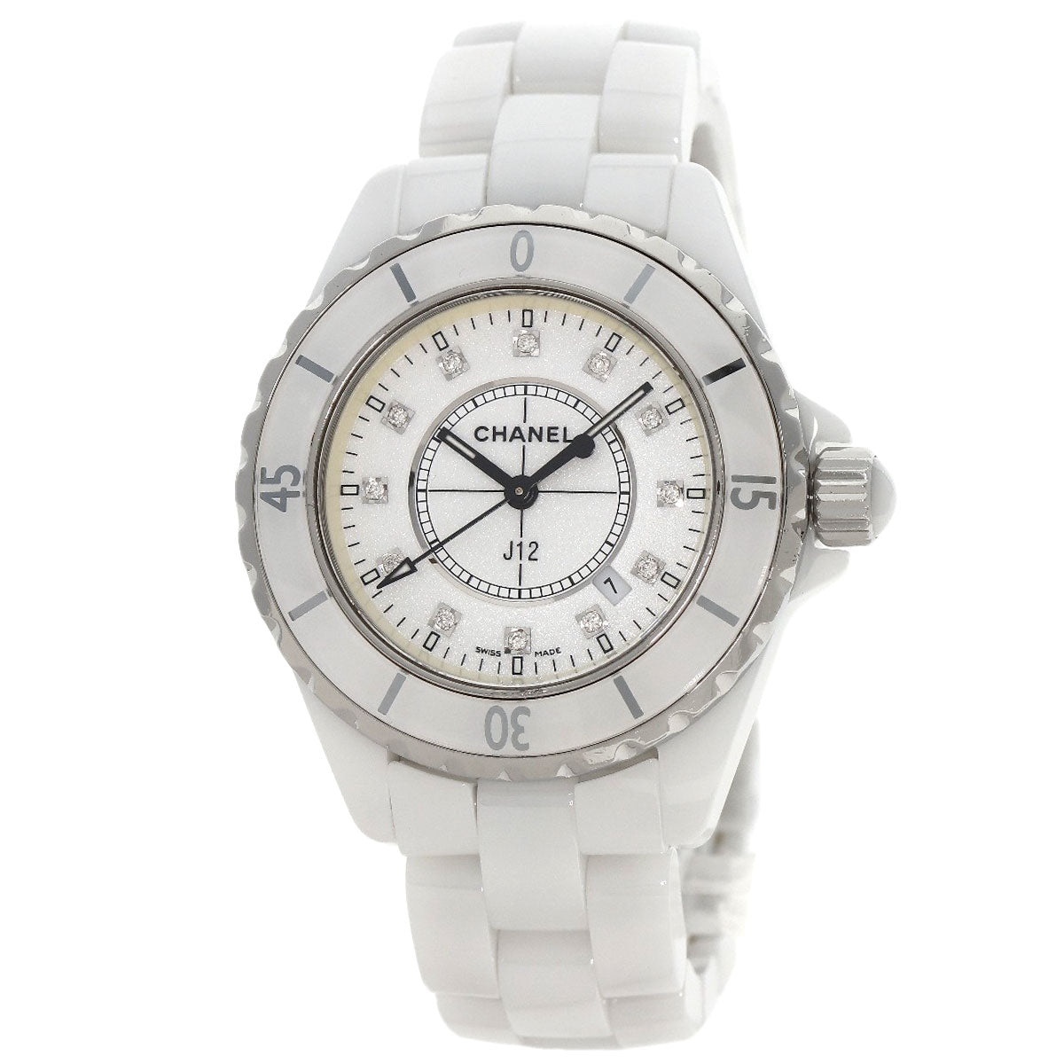 シャネル H1628 J12 33mm 12P ダイヤモンド 腕時計 中古 商品画像2