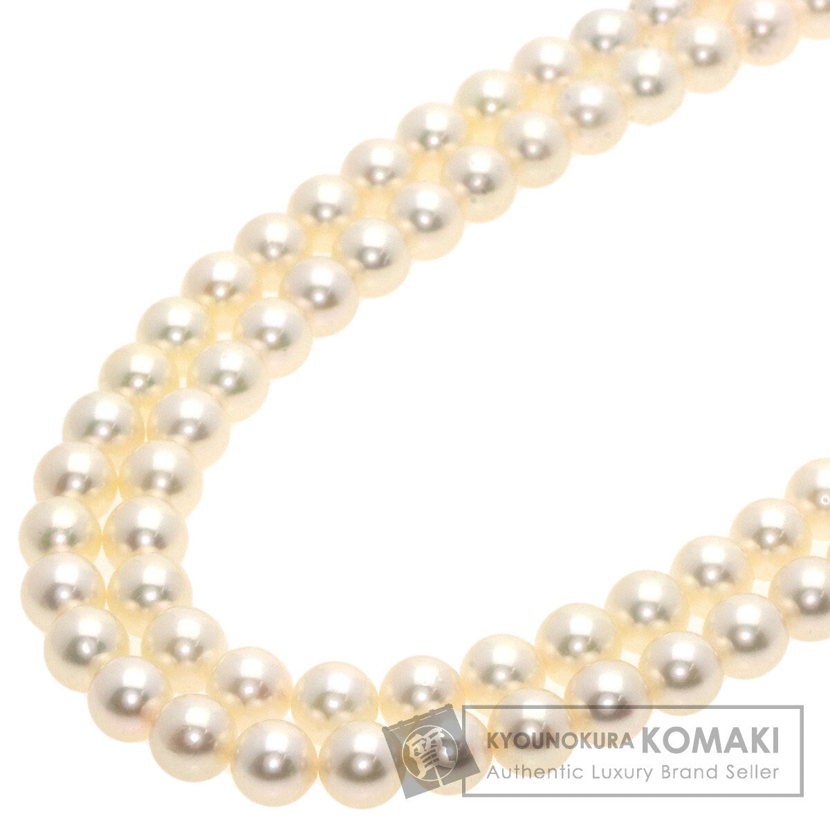 ミキモト パール 真珠 2連 ネックレス 中古 商品画像1