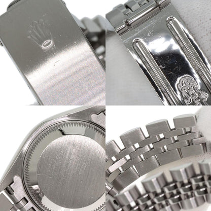ROLEX ロレックス 69174G デイトジャスト 10P ダイヤモンド 腕時計 SS レディース 中古