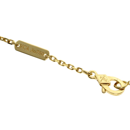 Van Cleef & Arpels ヴァンクリーフ＆アーペル ドゥ パピヨン ダイヤモンド ネックレス K18YG レディース 中古
