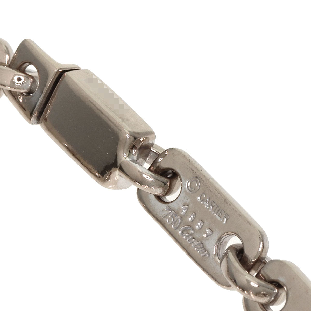 CARTIER カルティエ フィディリティ ハートキー付き ブレスレット K18WG レディース 中古