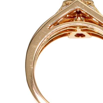 Chaumet ショーメ ジョセフィーヌ ルベライト ダイヤモンド #49 リング・指輪 K18PG レディース 中古