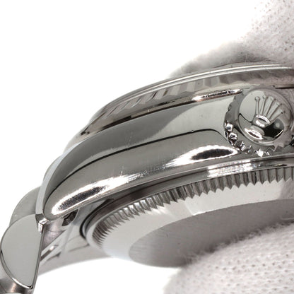 ROLEX ロレックス 179174G デイトジャスト 10P ダイヤモンド 腕時計 SS レディース 中古