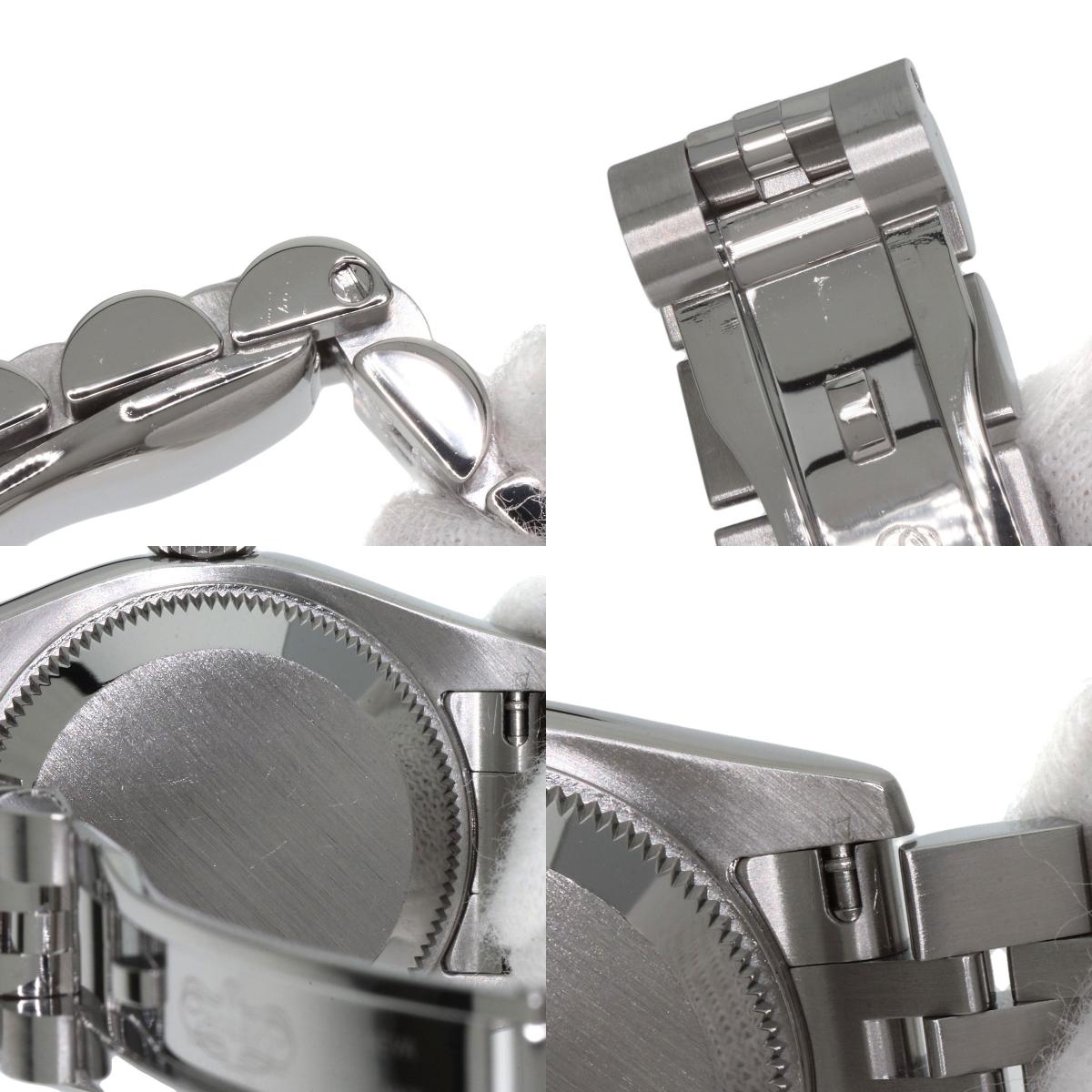 ROLEX ロレックス 179174G デイトジャスト 10P ダイヤモンド 腕時計 SS レディース 中古