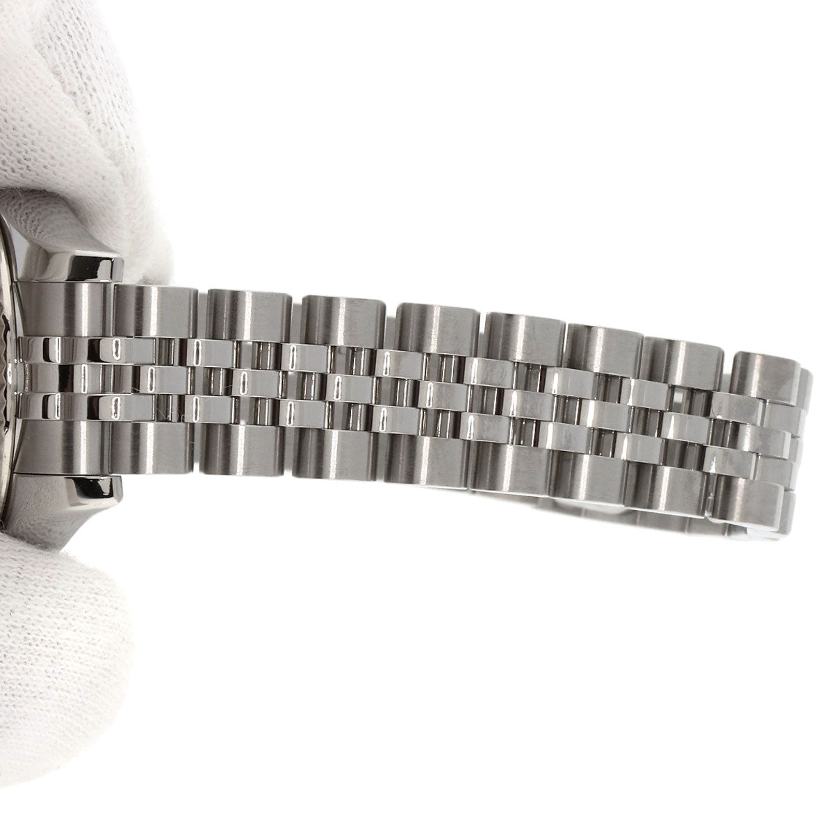 ROLEX ロレックス 179174G デイトジャスト 10P ダイヤモンド 腕時計 SS レディース 中古