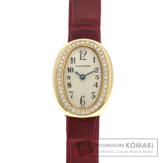 カルティエ WB504731 ミニベニュワール ベゼル ダイヤモンド 腕時計 中古 商品画像1