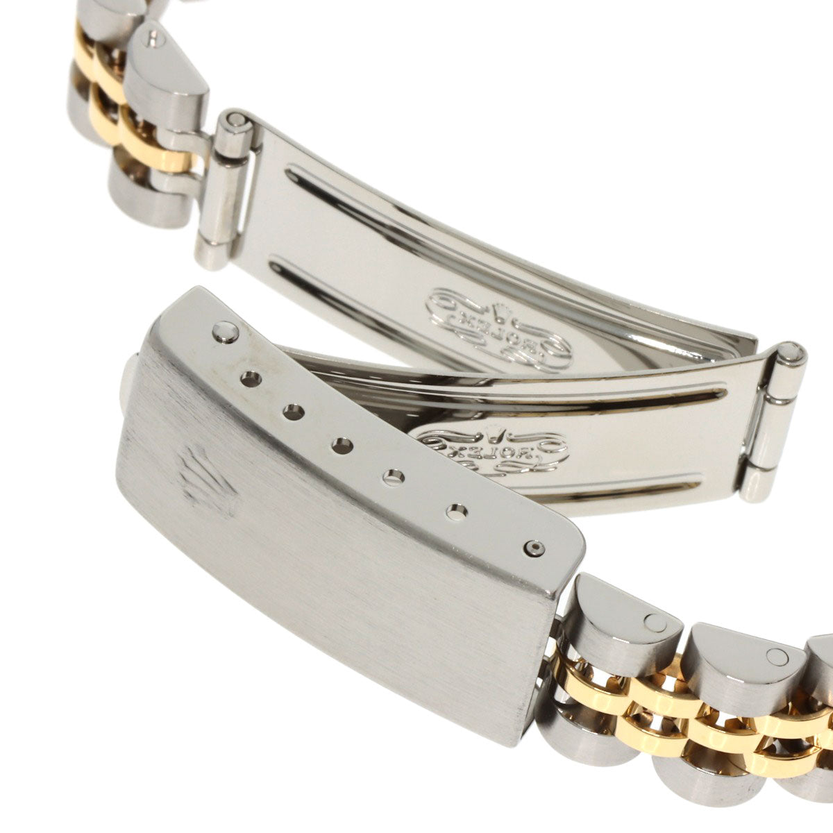 ROLEX ロレックス 69173G デイトジャスト 10P ダイヤモンド ブルーグラデーション 腕時計 SS レディース 中古