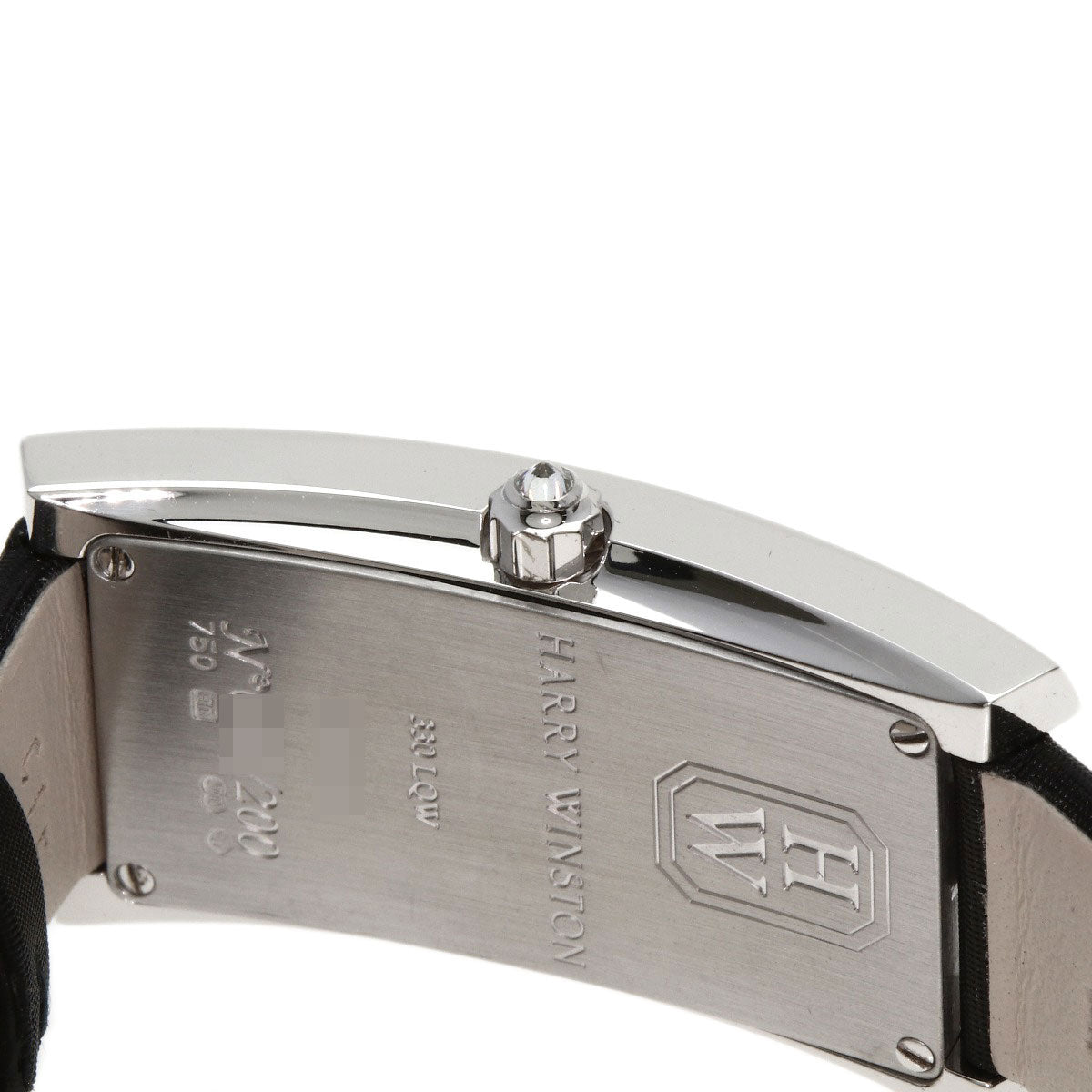 HARRY WINSTON ハリーウィンストン 330LQWL VD31 アヴェニューC アヴェンチュリン 200本限定 腕時計 K18WG レディース 中古